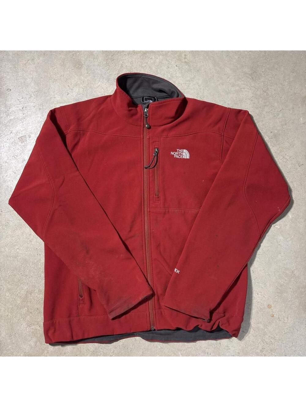 Vintage Y2K The North Face Apex Soft Shell Jacket Red Mens L TNF